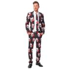 Suitmeister Men's Halloween Skulls Suit Costume