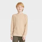 Boys' Thermal Crew Neck Shirt - Cat & Jack Beige