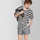 Men's 5.5 Striped Boardwalk Board Shorts - Original Use Gray