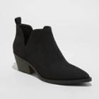 Women's Cari Cut Out Ankle Boots - Universal Thread Black
