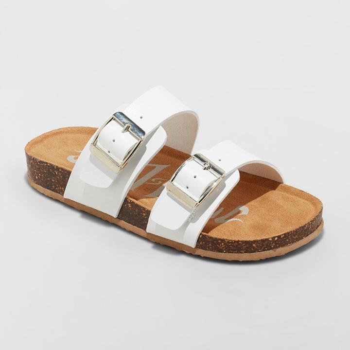 Girls' Mad Love Scarlett Comfort Footbed Sandals - White