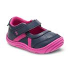 Baby Girls' Surprize By Stride Rite Petula Athletic Mary Jane Shoes 5 - Navy/pink, Blue