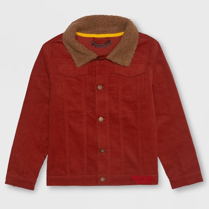 Boys' Stranger Things Luca's Fleece Jacket - Brown