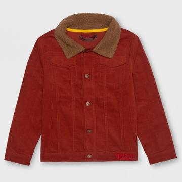 Boys' Stranger Things Luca's Fleece Jacket - Brown