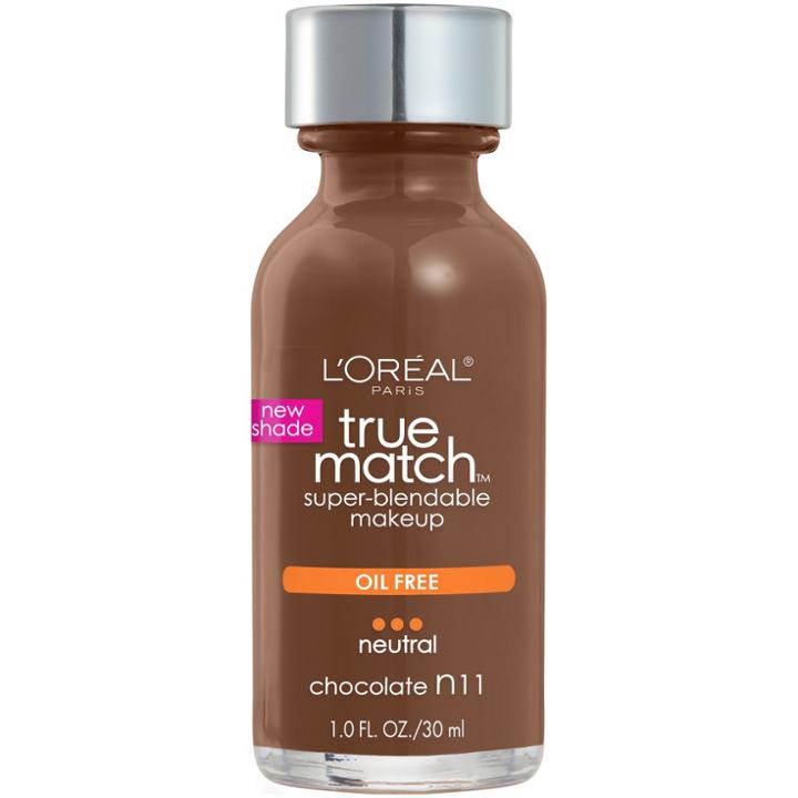 L'oreal Paris True Match Super-blendable Makeup Chocolate N11 - 1 Fl Oz,