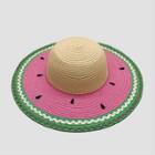 Baby Girls' Watermelon Floppy Hat - Cat & Jack Green/beige/pink 12-24m, Toddler Girl's,