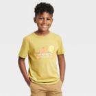 Boys' 'pizza Pals' Short Sleeve Graphic T-shirt - Cat & Jack Olive Green
