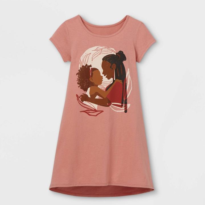 Well Worn Black History Month Kids' Mother/daughter Dress - Pink Rose