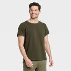 Men's Short Sleeve T-shirt - All In Motion Olive Green