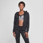 Women's Authentic Fleece Sweatshirt Full Zip-up - C9 Champion Black