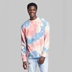 Adult Tie- Dye Regular Fit Crewneck Pullover Sweatshirt - Original Use Pink