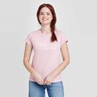 Women's Standard Fit Hello Love Short Sleeve Crewneck T-shirt - Universal Thread Violet Xs, Women's, Purple