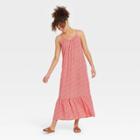 Women's Sleeveless Dress - Universal Thread Coral Floral Print Xs, Pink Floral