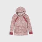 Toddler Boys' Hacci Hooded Sweatshirt - Cat & Jack Burgundy