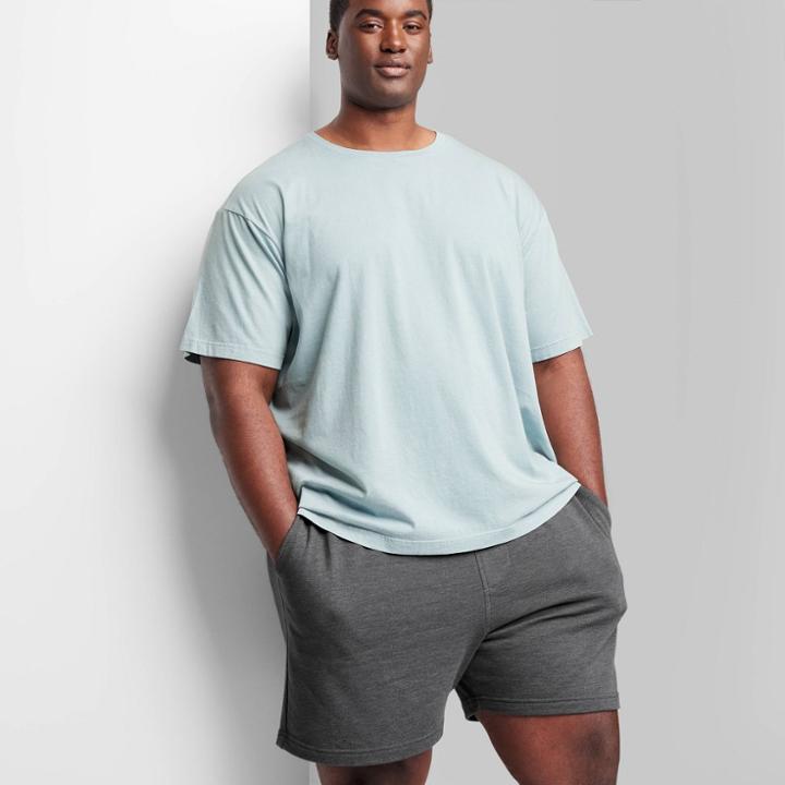 Men's Big & Tall Short Sleeve T-shirt - Original Use Light Blue