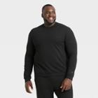 Men's Soft Gym Crew Sweatshirt - All In Motion Black S, Men's,