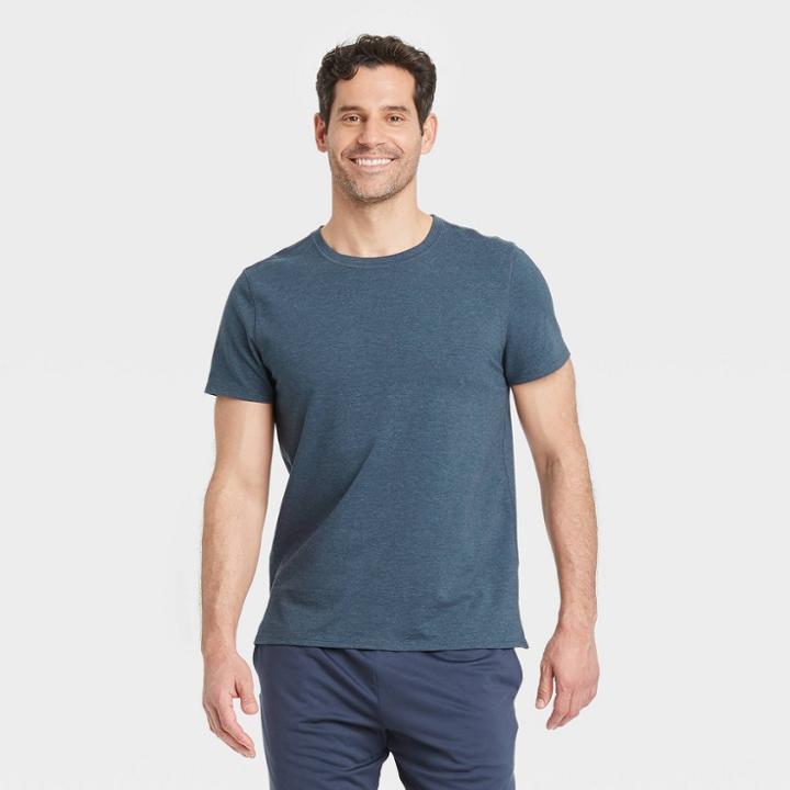 Men's Short Sleeve T-shirt - All In Motion Navy