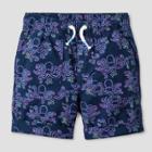Toddler Boys' 3d Octopus Print Pull-on Shorts Insignia Blue 18m - Cat & Jack