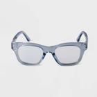 Women's Crystal Cateye Blue Light Filtering Reading Glasses - A New Day Blue