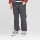 Toddler Boys' Light Weight Pull-on Pants - Cat & Jack Charcoal 18m, Boy's, Gray