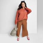 Women's Plus Size Ascot + Hart Better Days Long Sleeve Graphic T-shirt - Brown