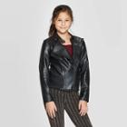 Girls' Moto Jacket - Art Class Black M, Girl's,