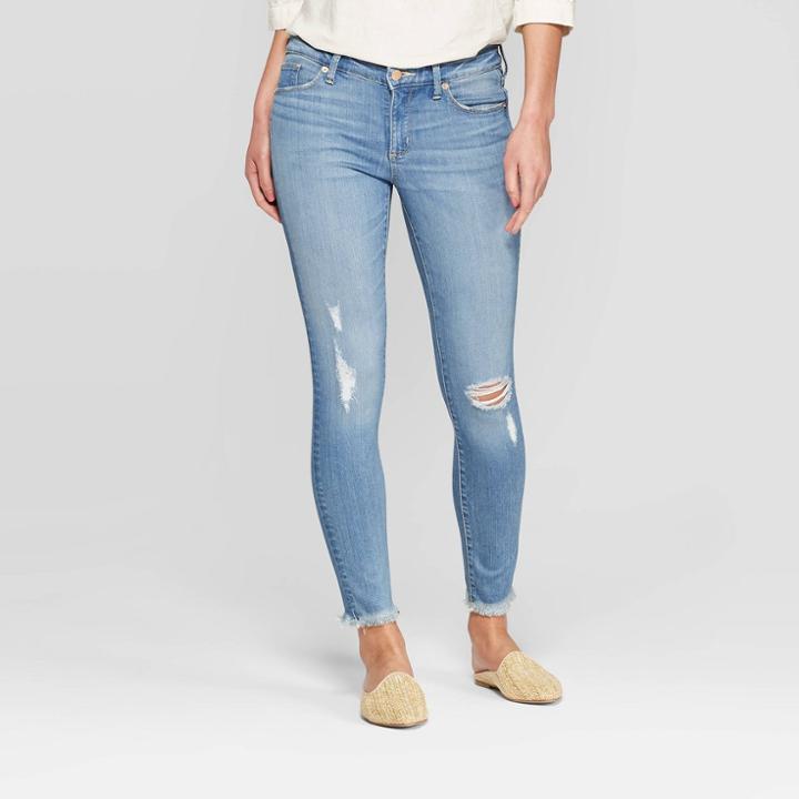 Target Women's Mid-rise Skinny Jeans - Universal Thread Light Wash