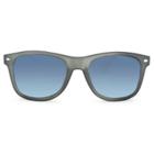 Target Men's Surf Shade Sunglasses With Blue Mirrored Lenses - Matte Gray,