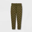 Toddler Fleece Pull-on Pants - Cat & Jack Olive Green
