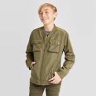 Boys' Long Sleeve Bomber Jacket - Cat & Jack Olive Xs, Boy's, Green