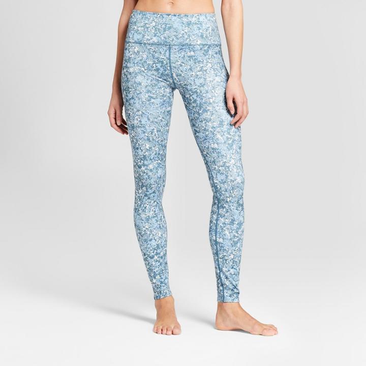 Women's Printed Comfort High-rise Leggings - Joylab Seaweed