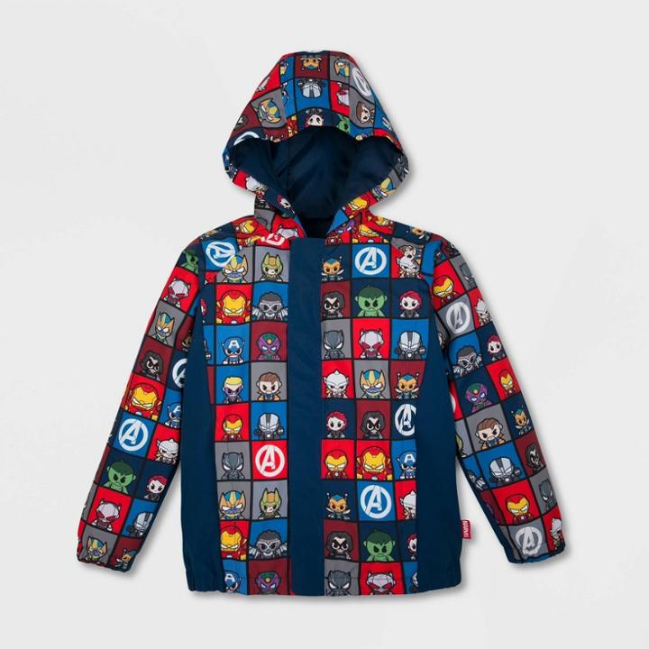 Boys' Marvel Rain Jacket - Blue 3 - Disney