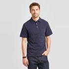 Men's Arrow Print Standard Fit Short Sleeve Polo Jersey Shirt - Goodfellow & Co Navy S, Men's, Size: