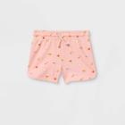Girls' Floral Knit Pull-on Shorts - Cat & Jack Pink