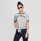 Women's Short Sleeve Dog Person Graphic T-shirt - Fifth Sun (juniors') - Gray
