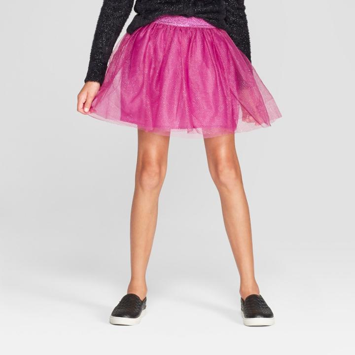 Girls' Tulle Tutu Skirt - Cat & Jack Purple