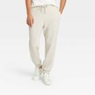 Men's Tall Fleece Jogger Pants - Goodfellow & Co Beige