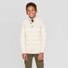 Boys' Long Sleeve Pullover Sweater - Cat & Jack Off White S, Boy's, Size: