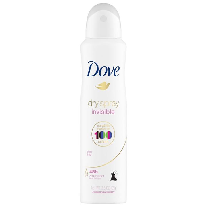 Dove Invisible Dry Spray Antiperspirant Deodorant Clear Finish