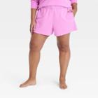 Women's French Terry Shorts 3.5 - All In Motion Purple
