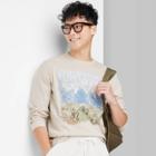 Men's Long Sleeve Graphic T-shirt - Original Use Tan