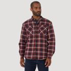 Wrangler Men's Plaid Long Sleeve T-shirt - Navy
