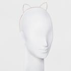 Target Metal Cat Ear Head Band With Simulated Gems - Rose Gold