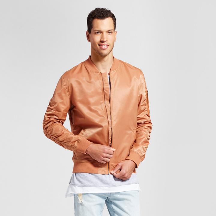 Men's Bomber Jacket - Jackson Burnt Orange