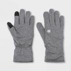 Women's Fleece Lined Jersey Gloves - All In Motion Heather Gray