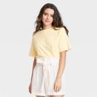 Women's Short Sleeve T-shirt - A New Day Yellow