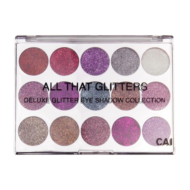 Cai All That Glitters Mermaid 15 Color Eye Shadow Palette Mermaid - 3.96oz, Pallet