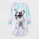 Jellifish Kids Girls' Dog Nightgown - Purple