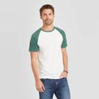 Men's Standard Fit Short Sleeve Novelty Crew Neck T-shirt - Goodfellow & Co Green S, Men's,
