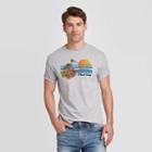Men's Short Sleeve Florida Pelican Graphic T-shirt - Awake Heather Gray S, Men's,